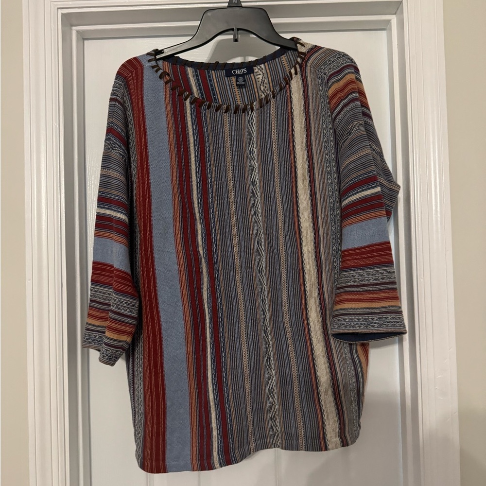 Chaps 3/4 Sleeve Sweater
